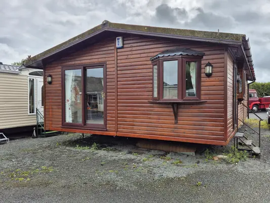 COSALT MATISSE 35 x 20 LOG CABIN 2 BED DG/CH